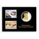 THE CREATION OF ADAM - MICHELANGELO ( 500-TH ANNIVERSARY )  2012 Three Silver Coin Set